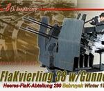 "Heinrich Achtes" 8th Anniversary Figure - Flakvierling 38 w/ Gunner, Heeres-FlaK-Abteilung 290 Babruysk Winter 1943