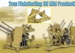 1/6 2cm Flakvierling 38 Mid Production PRE PAINTED