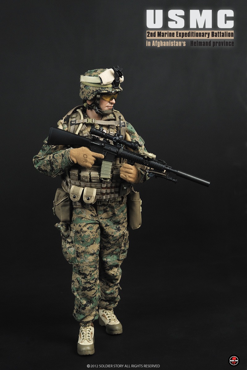 Soldier Story 1/6 USMC 2nd Marine Expeditionary Battalion in 