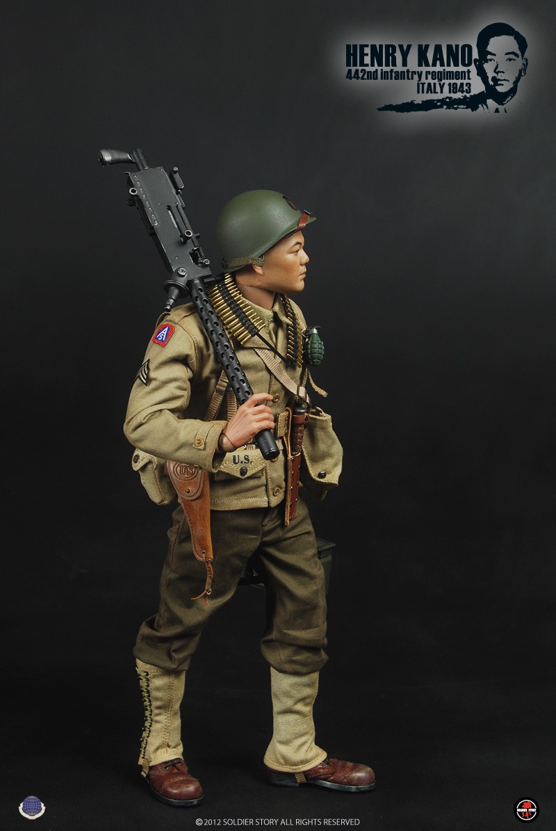 Details about   Soldier Story SS059 1/6US ARMY WWII Henry Kano 442nd Infantry Regiment Italy1943 