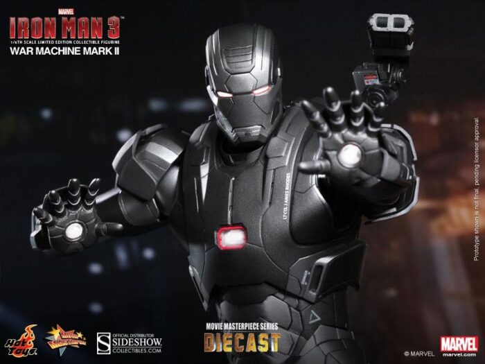 IN STOCK  Iron Man 3: War Machine – Mark II Sixth Scale Figure by Hot Toys DIECAST Movie Masterpiece Series