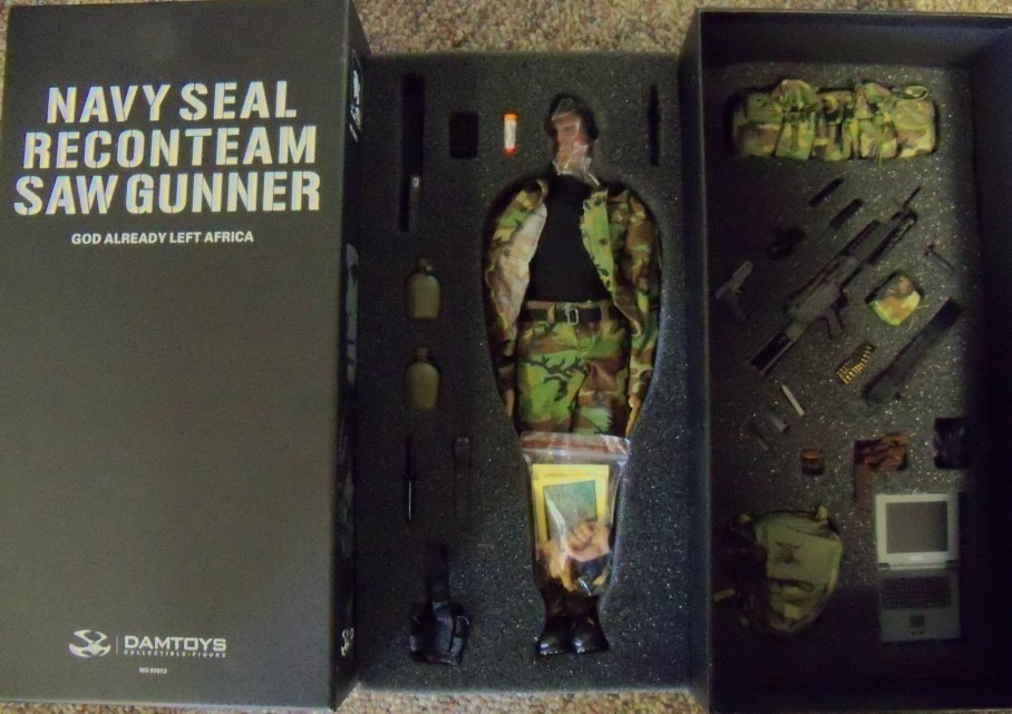 DAM TOYS navy seal recon team SAW GUNNER · Fairway Hobbies