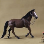 303 TOYS 1/6TH SCALE HORSE BROWN