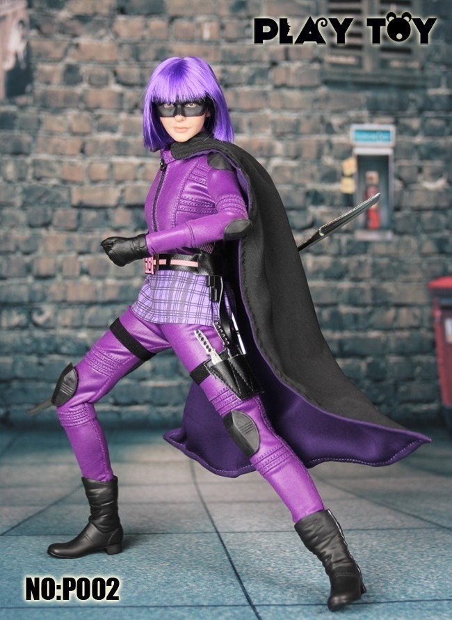 Play Toy Purple Girl Sixth Scale Kick As