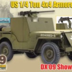 Dragon Models DX09 WWII US 1/4 Ton 4x4 Armored Truck 1/6 scale 12" Jeep 71428