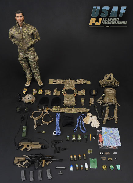 USAF Pararescue Jumper C Bag 1/6th Scale by Soldier Story