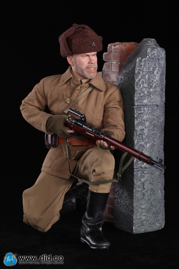 DID WWII Red Army sniper Koulikov head sculpt 1/6 toys soviet Russian 3R regular 