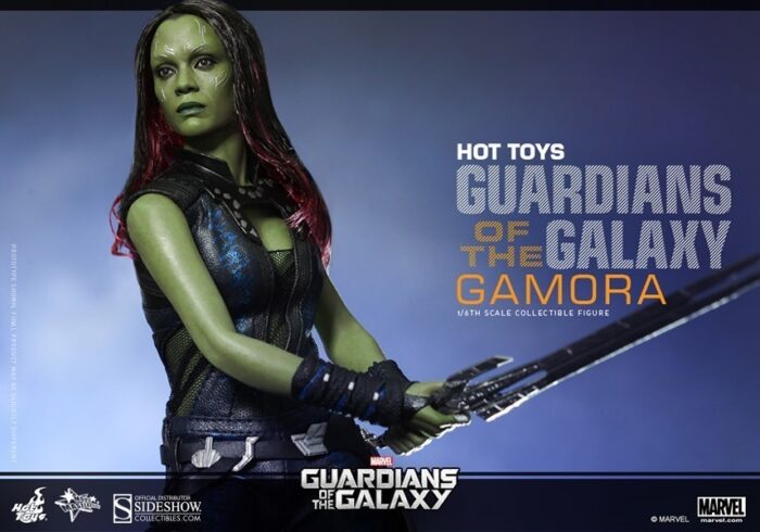 Gamora Sixth Scale Figure by Hot Toys Guardians of the Galaxy - Movie Masterpiece Series   1/6 mms259 Peviously displayed but like new- read notes - Image 3