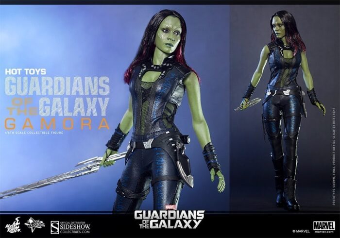 Gamora Sixth Scale Figure by Hot Toys Guardians of the Galaxy - Movie Masterpiece Series   1/6 mms259 Peviously displayed but like new- read notes