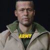 AMRY FURY tank commander brad pitt Set A99 - Max Toys 1/6 Scale