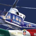 Italeri Models 1361 AB 412 Arma Dei Carabinieri Helicopter 1/72