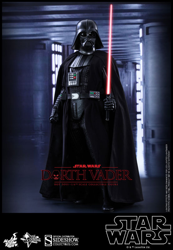 darth vader sixth scale figure by hot toys