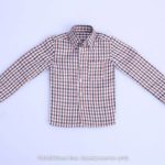 1/6 DiD Fewture  checkered dress shirt  B7