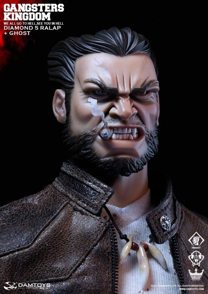 DAM TOYS GANGSTERS KINGDOM DIAMOND 5 - RALAP & THE WOLF GHOST 1/6 SCALE ACTION FIGURE GK011 - Image 7