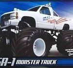 USA-1 4x4 MONSTER TRUCK 1:25 632 AMT MODEL KITS 2016