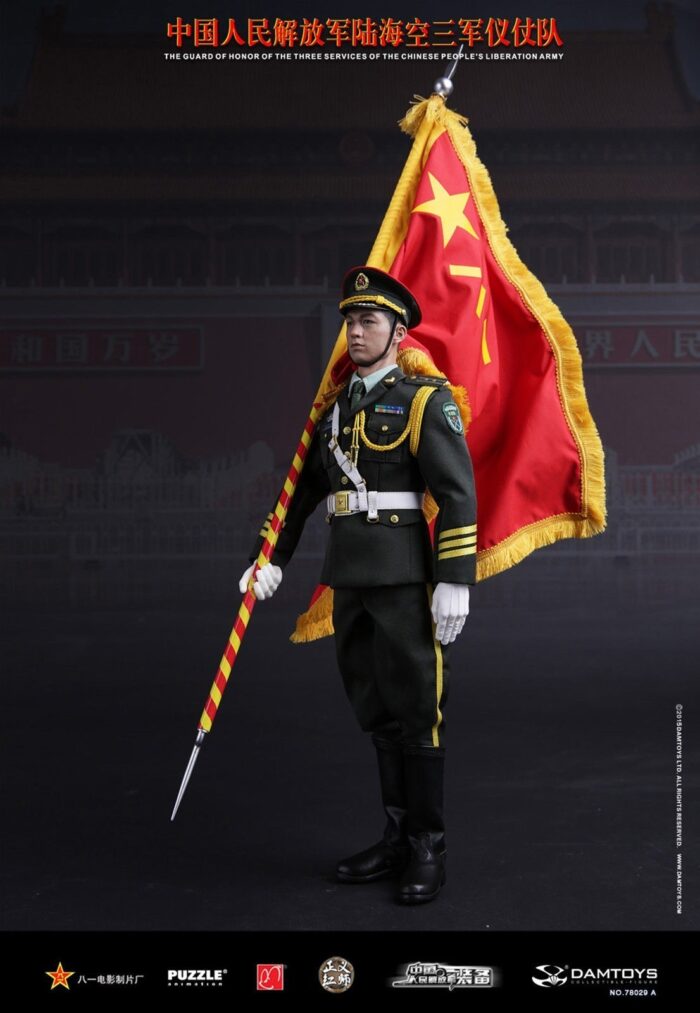 Dam 78029A 1/6 Chinese People's Liberation Army Honor Guard Standard Bearer