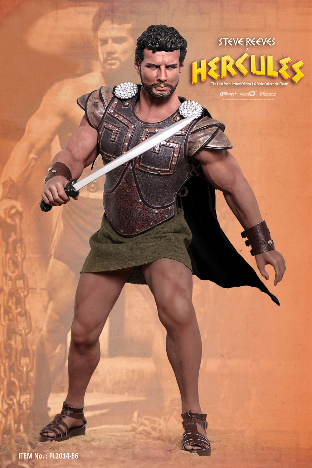 Phicen 1st Ever Steve Reeves 1/6 Scale Hercules Seamless Action Figure 2014-66 - Image 11