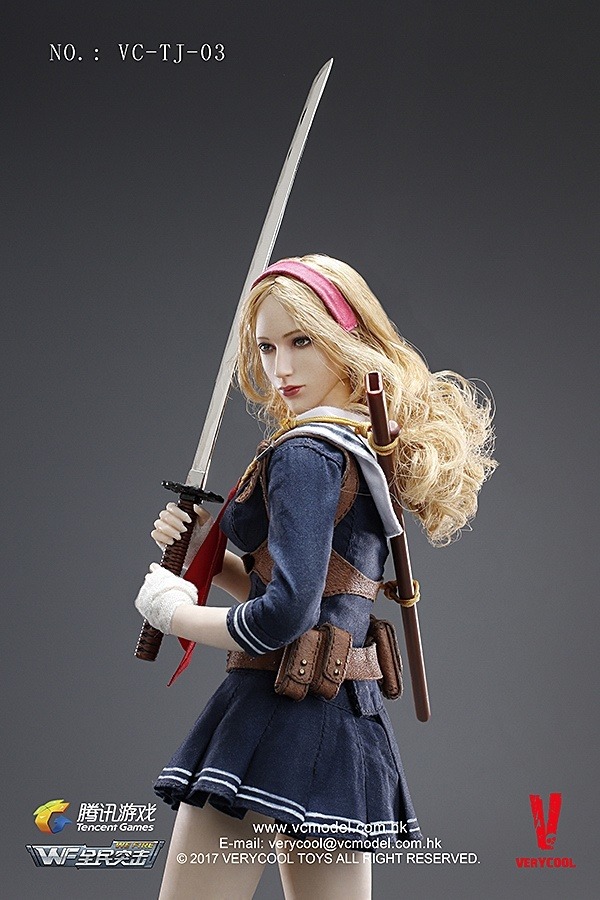 Details about   Very Cool Wefire of Tencent Game Third Bomb Blade Girl 1/6 Figure VCF-TJ03 