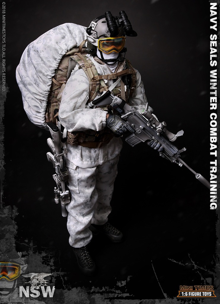 1/6 Scale Mini Times Action Figures Navy SEAL Winter Nude Body 