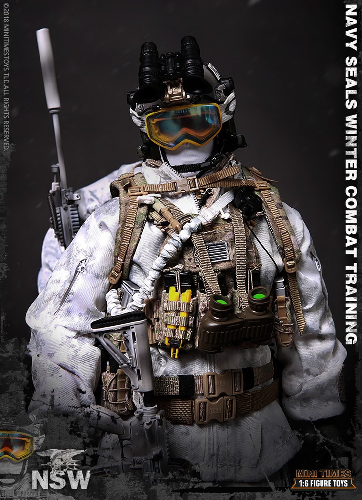 Mini Times Action Figure Details about   SEAL Winter Combat Training 1/6 Scale GPS & Cuffs 
