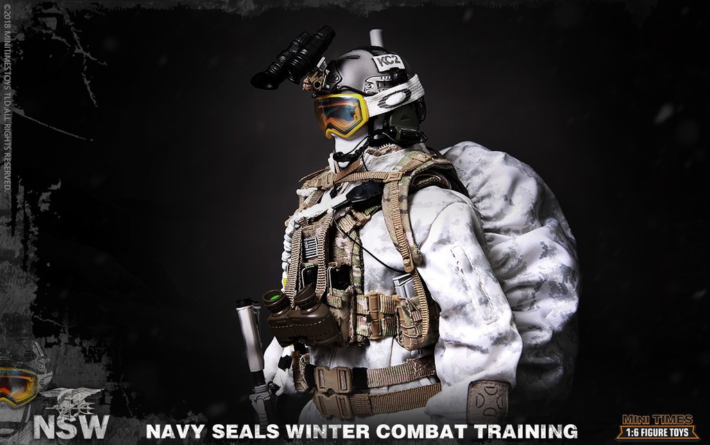 SEAL Winter Combat Training Nude Body Mini Times Action Figures 1/6 Scale 