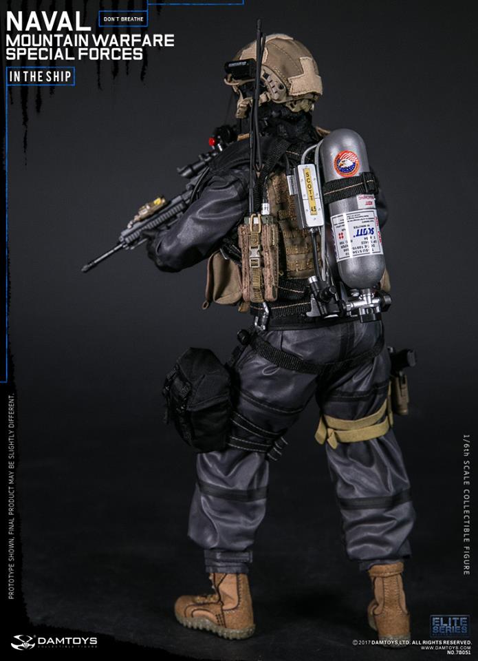 Y53-18 1/6 scale DAMTOYS US Naval Special Forces PROTON GAS MONITOR SET 