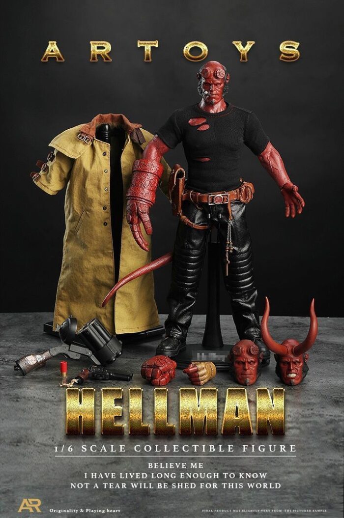 1/6 ARToys AR-001 Hellman Hellboy Ron Perlman 12" Figure