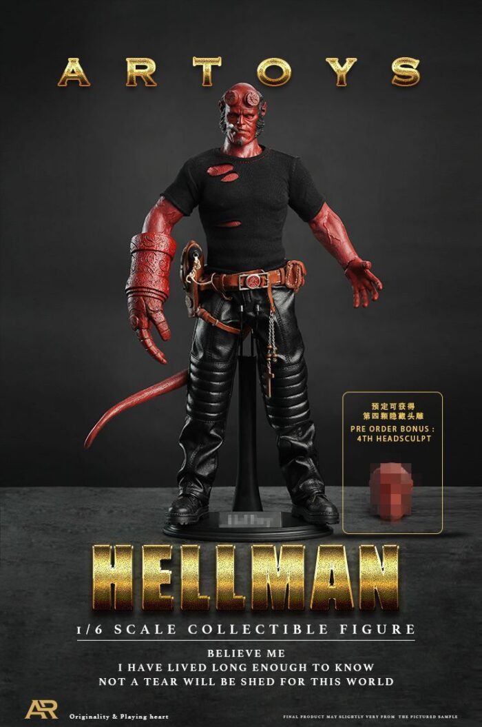 1/6 ARToys AR-001 Hellman Hellboy Ron Perlman 12" Figure - Image 3