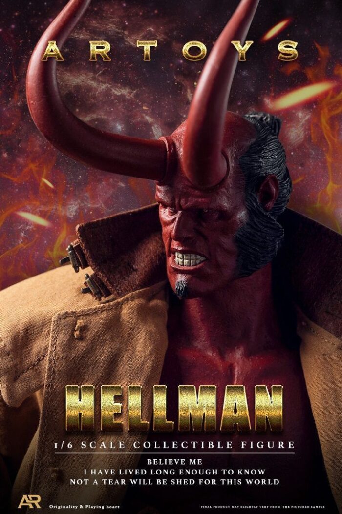 1/6 ARToys AR-001 Hellman Hellboy Ron Perlman 12" Figure - Image 6