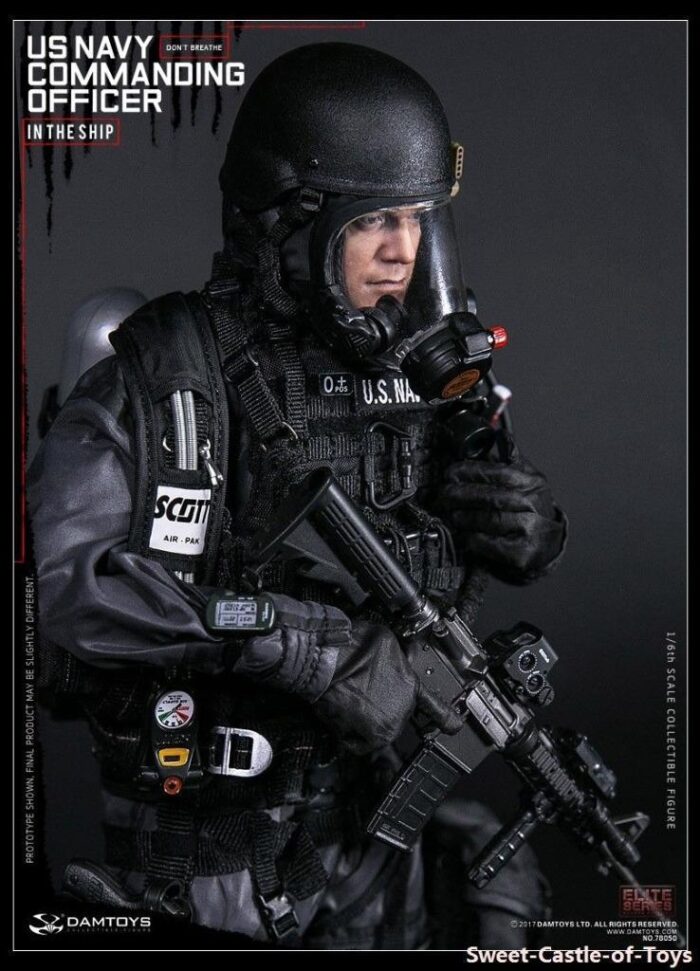 DAM TOYS 1/6 Scale 12" Elite Series Navy Commanding Officer 78050 Figure - Image 5