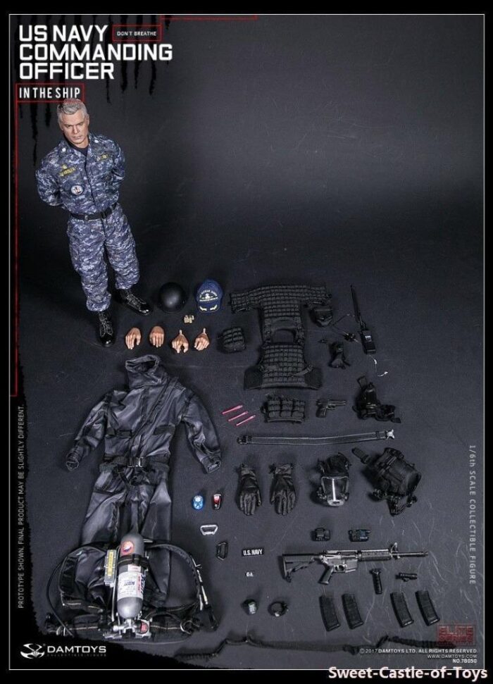 DAM TOYS 1/6 Scale 12" Elite Series Navy Commanding Officer 78050 Figure