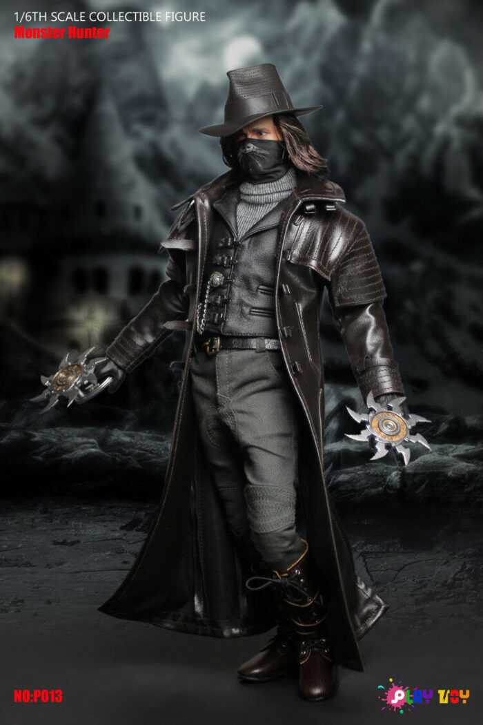 1/6 Play Toy P013 Monster Hunter Van Helsing Hugh Jackman Figure - Image 4