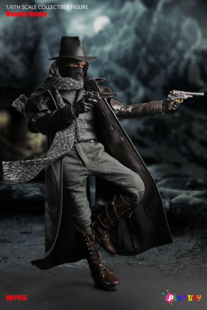 1/6 Play Toy P013 Monster Hunter Van Helsing Hugh Jackman Figure - Image 9