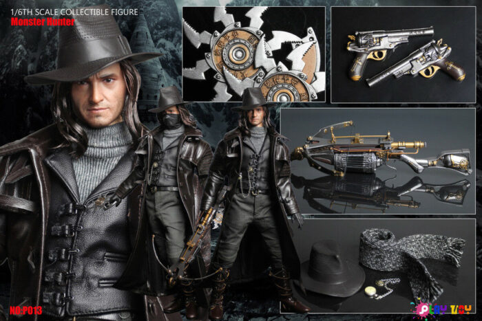 1/6 Play Toy P013 Monster Hunter Van Helsing Hugh Jackman Figure - Image 13