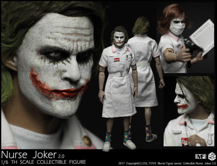 # CGL YToys 1/6 scale Heath Ledger The Dark Knight Nurse Joker 2.0