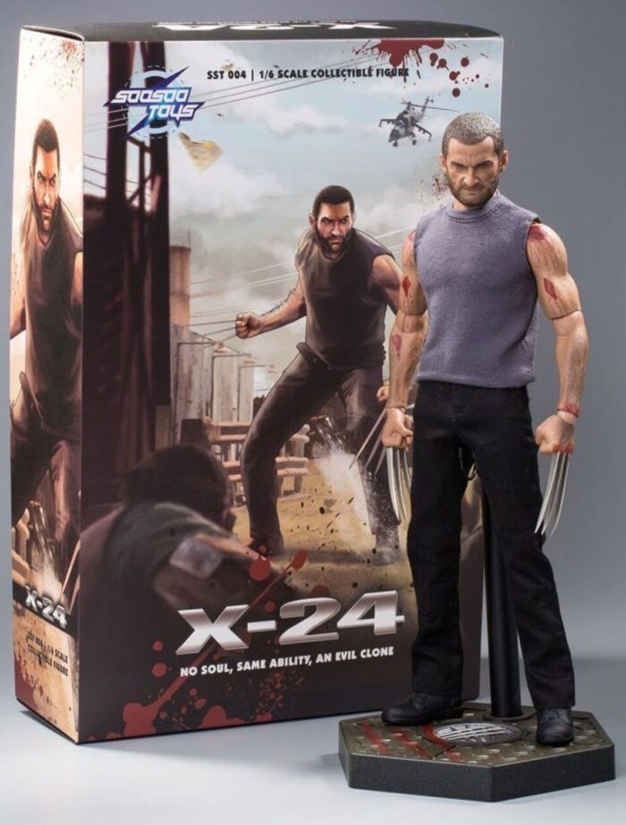 SooSoo Toys 1/6 Logan Wolverine & Clone X-24 two heads  SST004 - Image 5