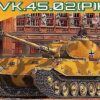 Dragon Models 1/72 DRA 7493 VK 45.02 P H Armor Pro Series Tank Model