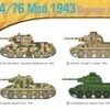 Dragon 7268 T-34/76 Model 1942 German Army 1/72 - Image 3