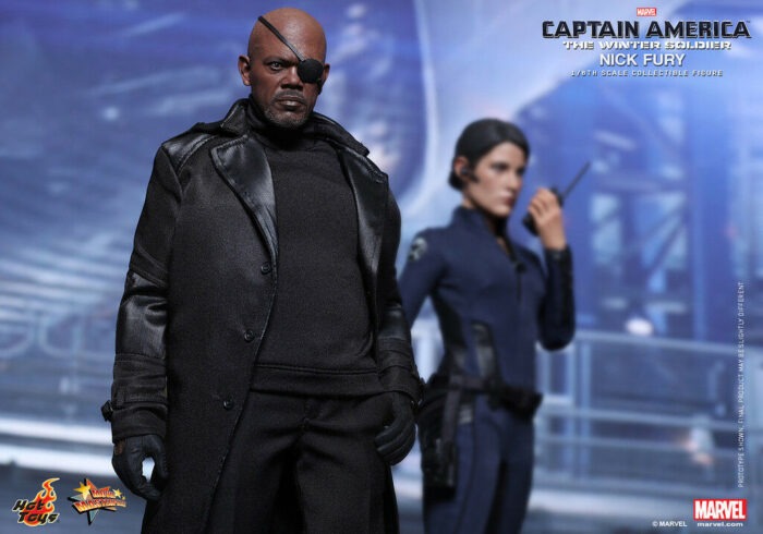 HOT TOYS 1/6 CAPTAIN AMERICA THE WINTER SOLDIER MMS315 NICK FURY - Image 8