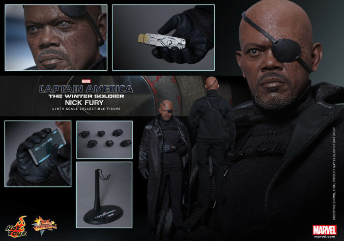 HOT TOYS 1/6 CAPTAIN AMERICA THE WINTER SOLDIER MMS315 NICK FURY - Image 13