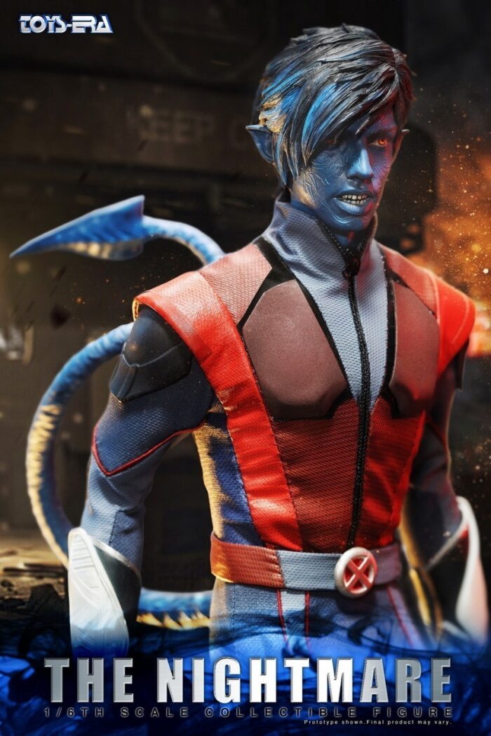 TE-027 1/6 Scale The ultimate combat suit, Blue Devil (nightcrawler from X-Men)  Deluxe Version By Toys Era - Image 4