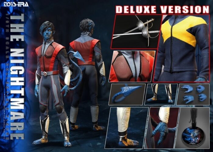 TE-027 1/6 Scale The ultimate combat suit, Blue Devil (nightcrawler from X-Men)  Deluxe Version By Toys Era