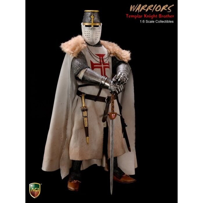 ACI24A Crusader Knight Templar Brother 1:6