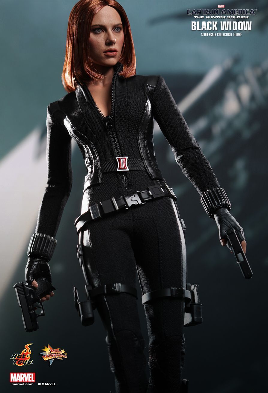 HOT TOYS 1/6 MARVEL CAPTAIN AMERICA MMS239 BLACK WIDOW NATALIA ROMANOVA - Image 4