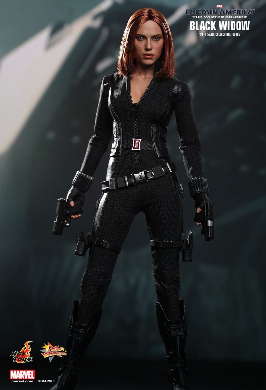 HOT TOYS 1/6 MARVEL CAPTAIN AMERICA MMS239 BLACK WIDOW NATALIA ROMANOVA - Image 5