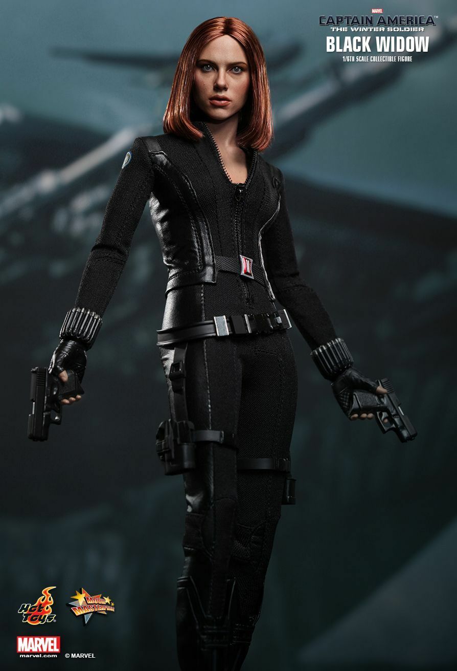 HOT TOYS 1/6 MARVEL CAPTAIN AMERICA MMS239 BLACK WIDOW NATALIA ROMANOVA - Image 6