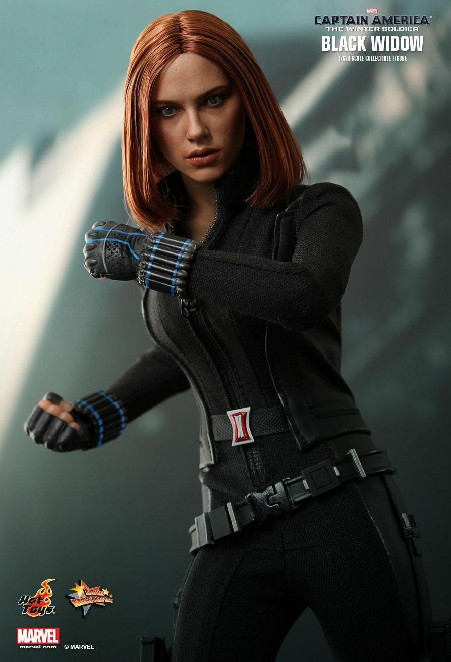 HOT TOYS 1/6 MARVEL CAPTAIN AMERICA MMS239 BLACK WIDOW NATALIA ROMANOVA - Image 7