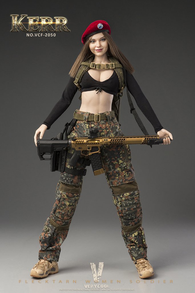 1/6 Scale Flecktarn Soldier Kerr Figure by VeryCool · Fairway Hobbies