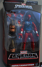 marvel legends scarlet spider rhino