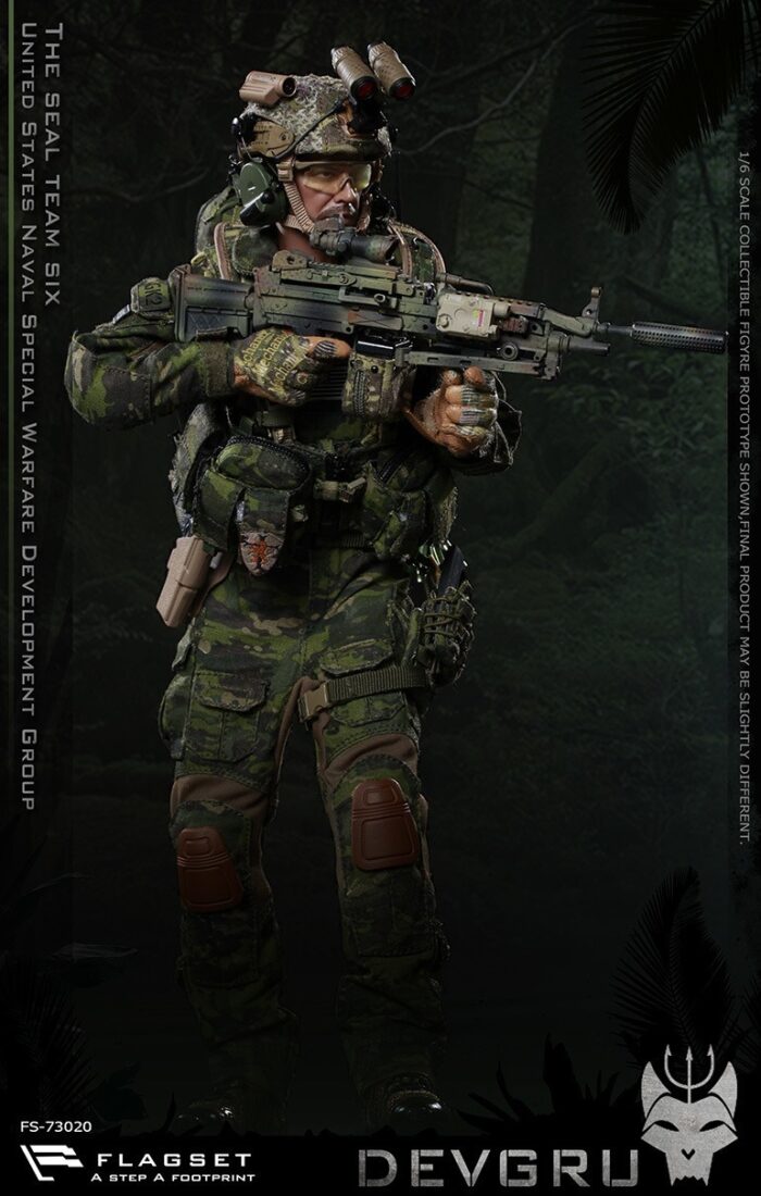 FLAGSET US SEALS TEAM 6 DEVGRU "JUNGLE DAGGER" 1/6 SCALE ACTION FIGURE FS-73020 - Image 2